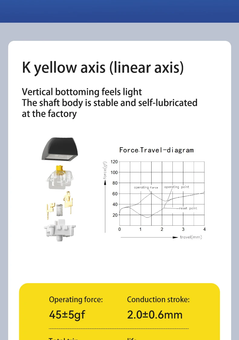 AIGO A68 Tri-mode Gaming Mechanical Keyboard