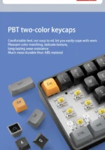 AIGO A68 Tri-mode Gaming Mechanical Keyboard