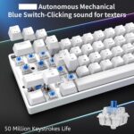ASESTEK AK61 60% Gaming Keyboard white