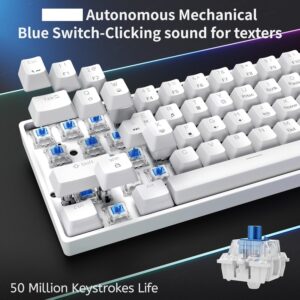 ASESTEK AK61 60% Gaming Keyboard white