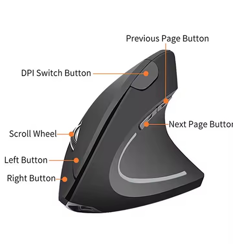 Jertech JR322 Vertical Mouse