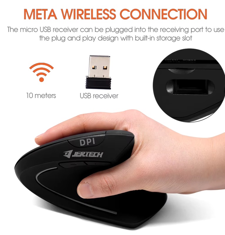 Jertech JR322 Vertical Mouse