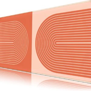 Orange Boho Lines Mouse Pad Gaming