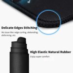 Orange Boho Lines Mouse Pad