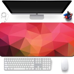 Geometric Pattern Gaming Mouse Pad