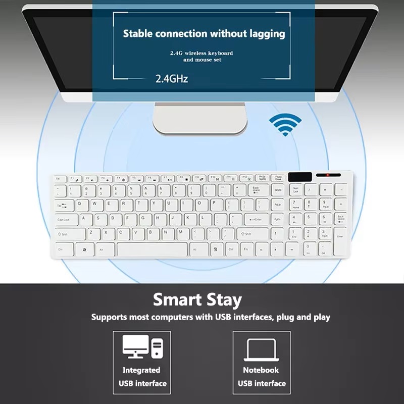 K06 Wireless Combo Keyboard Mouse