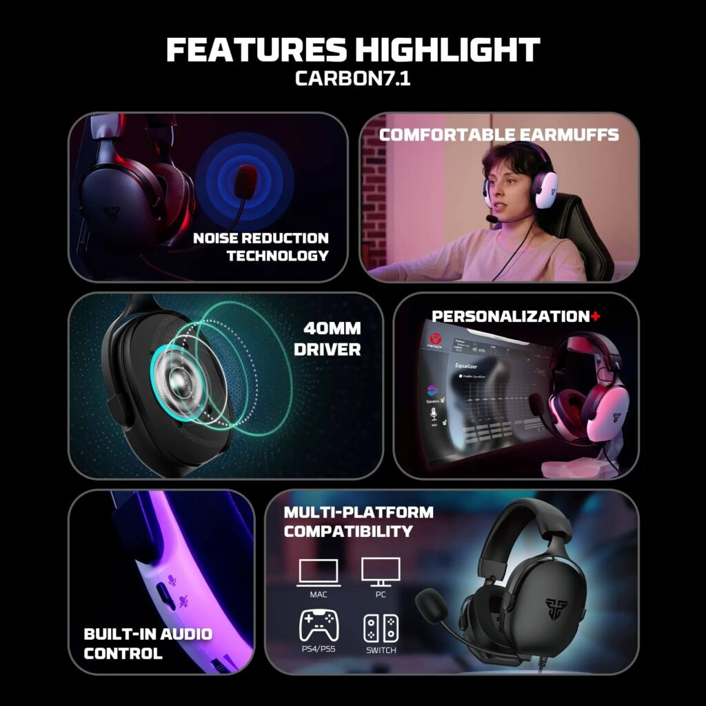 FANTECH HG30 CARBON USB Gaming Headset