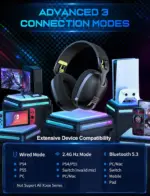 ONIKUMA B2 Tri-Mode Gaming Headset