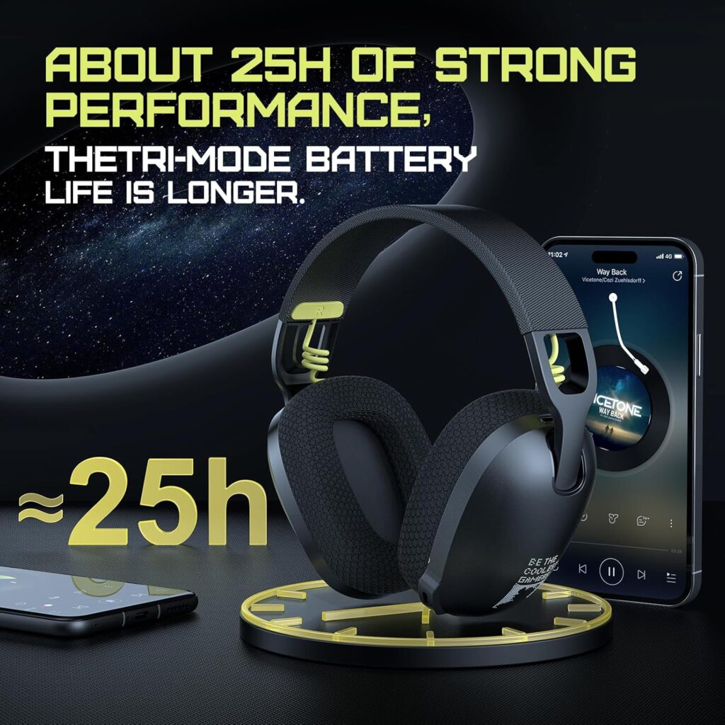 ONIKUMA B2 Tri-Mode Gaming Headset