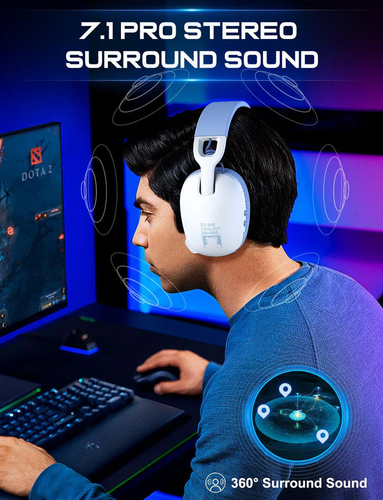 ONIKUMA B2 Tri-Mode Gaming Headset