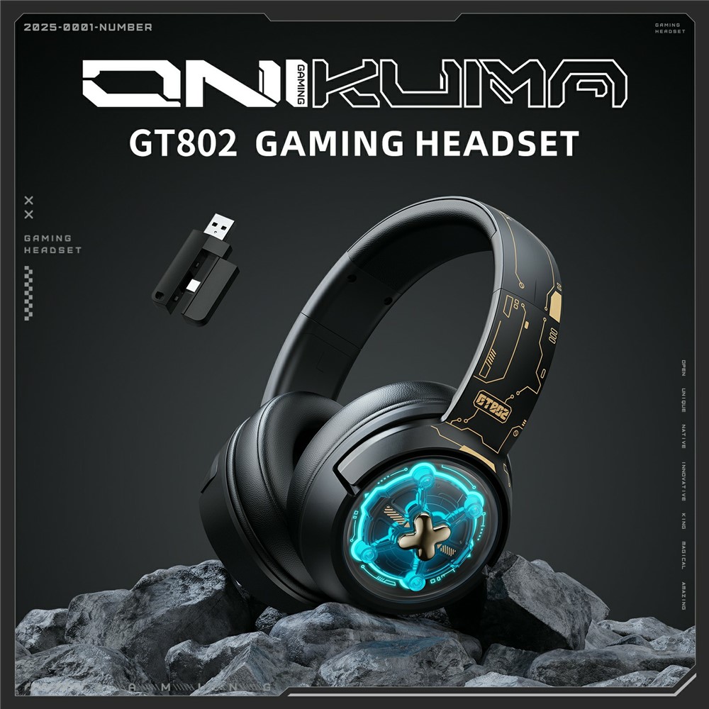 ONIKUMA GT802 Tri-Mode Gaming Headset