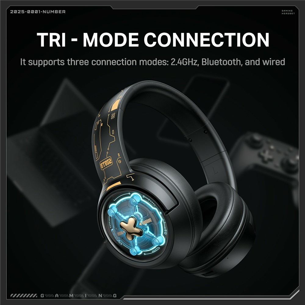 ONIKUMA GT802 Tri-Mode Gaming Headset