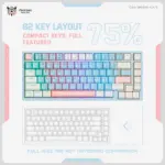 Onikuma G52 75% Gaming Keyboard
