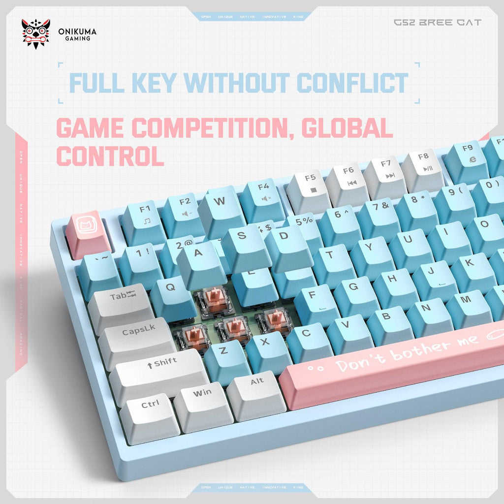 Onikuma G52 75% Gaming Keyboard