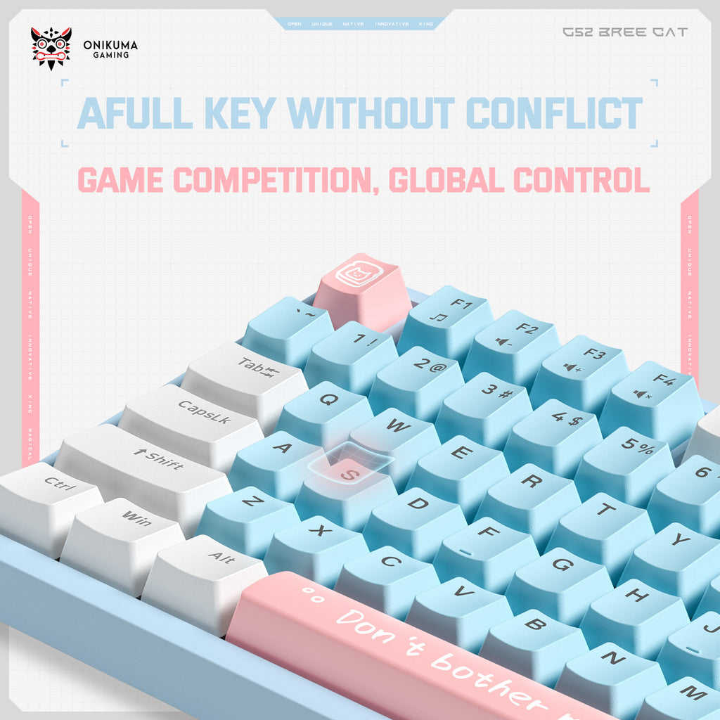 Onikuma G52 75% Gaming Keyboard