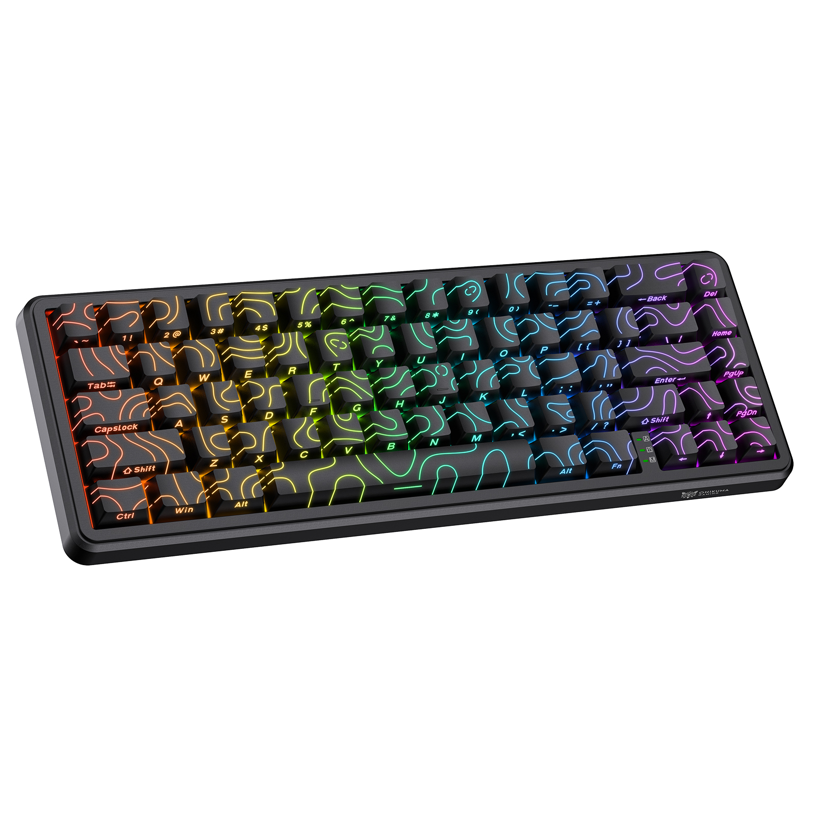 Onikuma G67 60% ARGB Wired Hot-Swappable Mechanical Keyboard (Magnetic Switch) (1) Onikuma G67 60% Gaming Keyboard