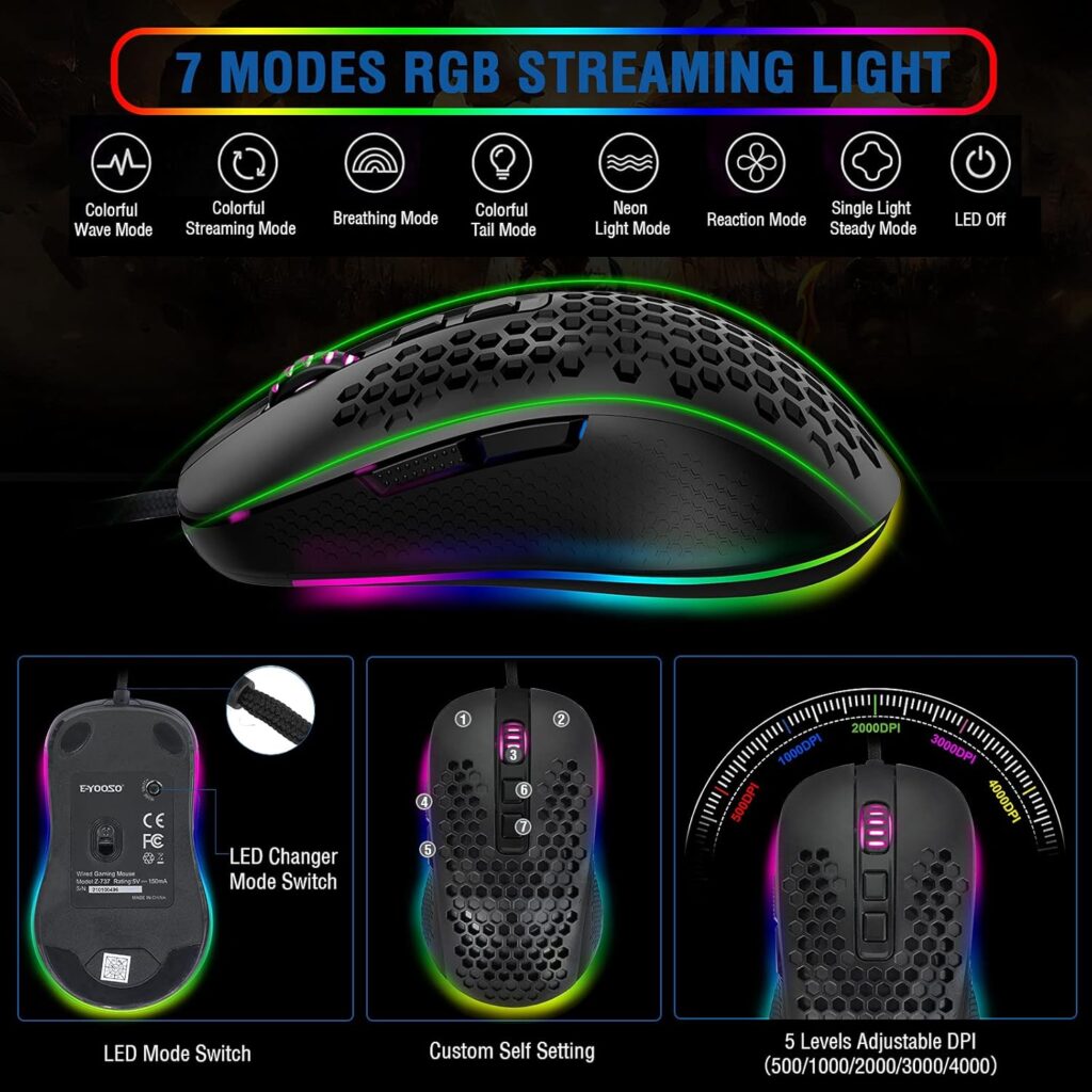 E YOOSO Gaming keyboard Mouse Kit 3