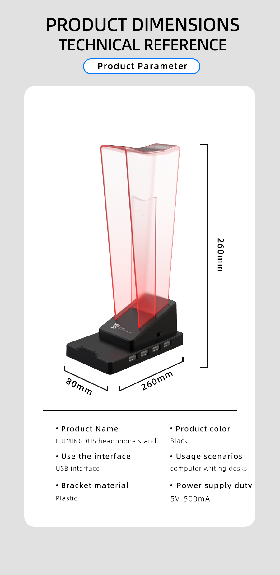 R8 HT02 Headset Stand