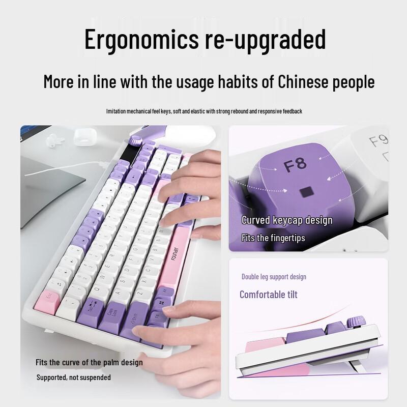 Founder KM650 Gaming Keyboard Mouse