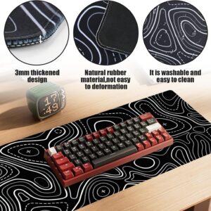 Topographic Mouse Pad lines & Dots