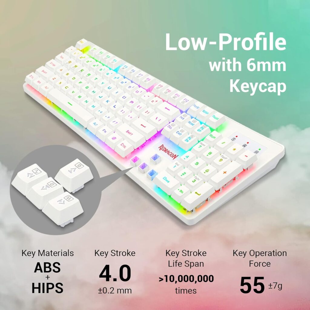 Redragon K509 PRO Wireless Bluetooth Keyboard