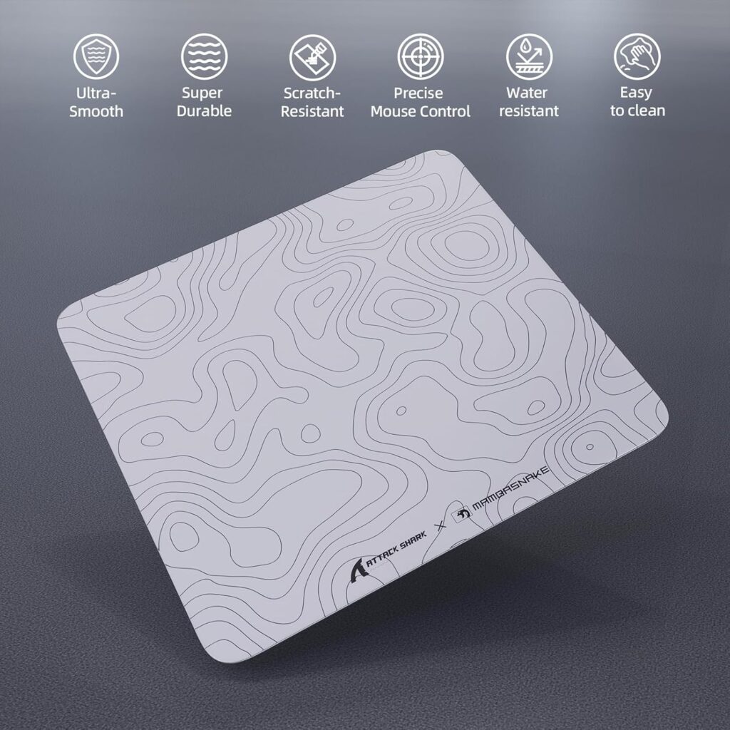 ATTACK SHARK CM05 Glass Mouse Pad