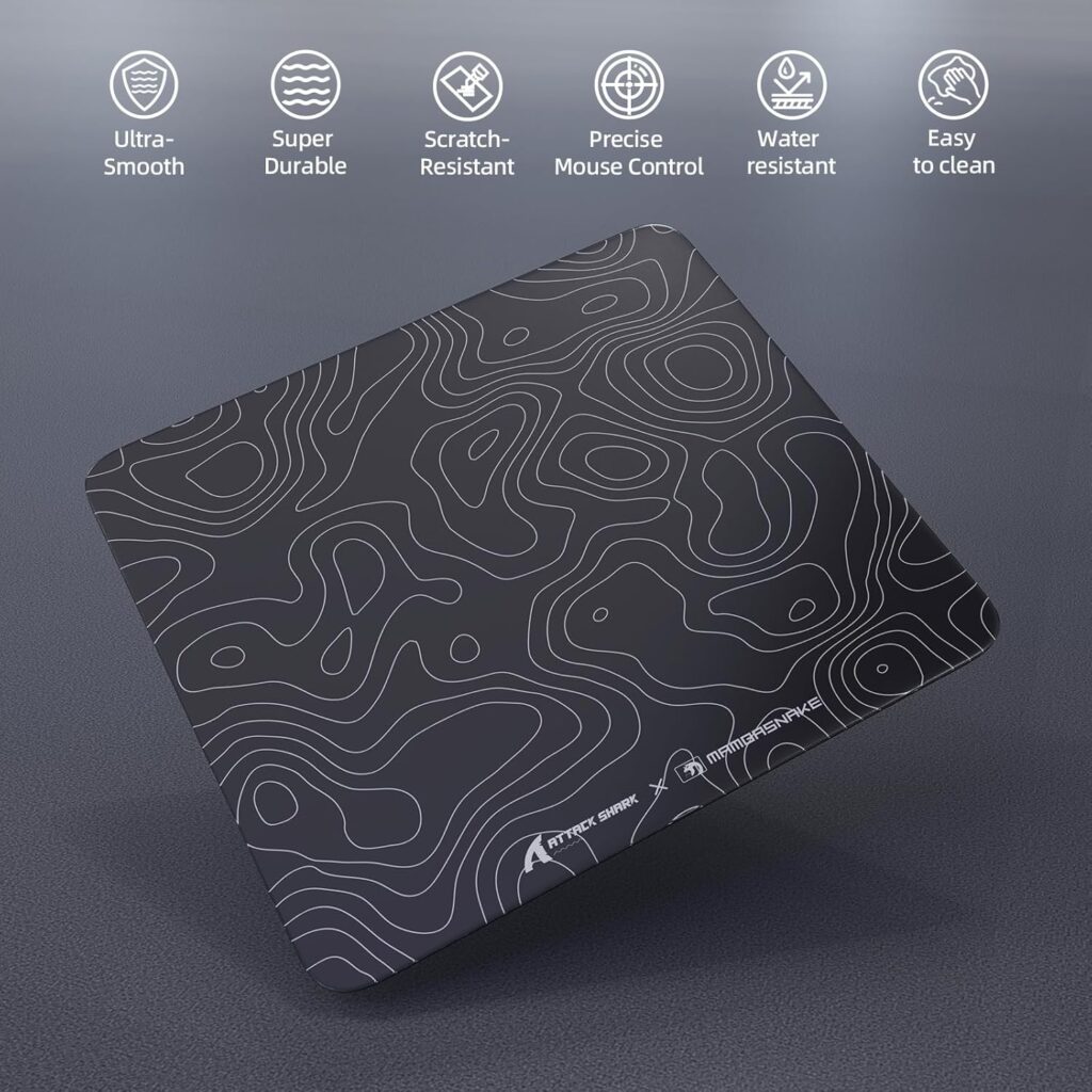 ATTACK SHARK CM05 Glass Mouse Pad