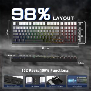 ATTACK SHARK X98 Wireless Mechanical Keyboard