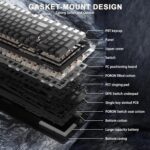 ATTACK SHARK X98 Wireless Mechanical Keyboard