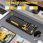 ATTACK SHARK X98PRO wireless keyboard _cheese White (1)