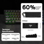 AULA MINI60 HE PRO 60% Gaming Keyboard