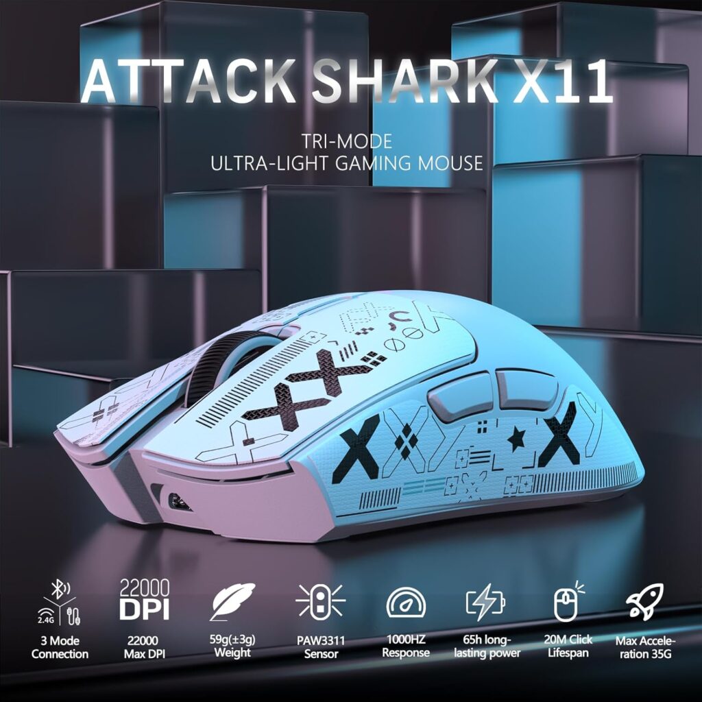 Attack Shark X11 Wireless Gaming Mouse