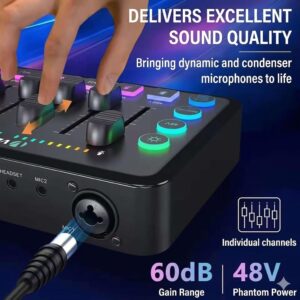 F9 Wireless Live Sound Card Mixer
