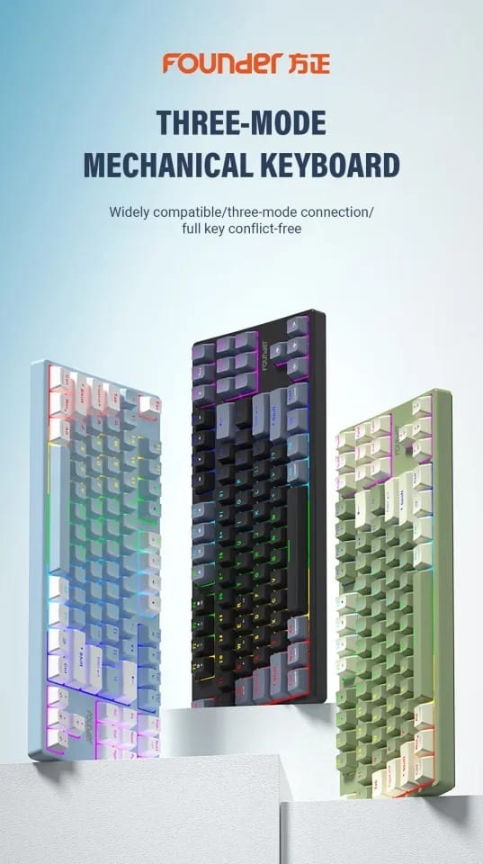 Founder GK87 Wireless Mechanical Keyboard