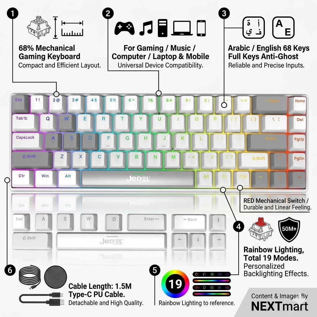 JEDEL KL141 Gaming Keyboard