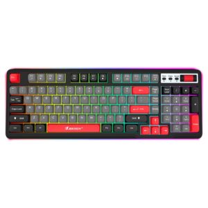 Jertech DK-700 RGB Multimedia Keyboard AR ENG key